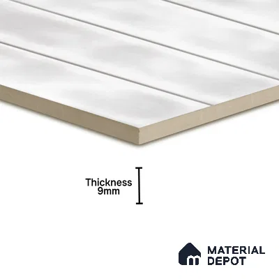 Faux Subway  Tile TL 07256 D Sintra 1011 1 ft x 1 ft Ceramic Glossy Finish - 9 mm  | 2 mm Spacer is Mandatory | Please Expect a Slight Variation of Pattern (Sample)